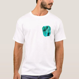 Emerald Gemstone printed on Tシャツ