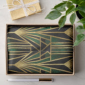 Emerald Gold Art Deco Glamour 薄葉紙 (ギフト)