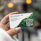Emerald Gold Financial advisors RQ Code 名刺