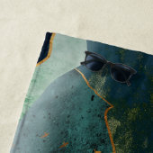 Emerald golden mountains ビーチタオル (インサイチュ)