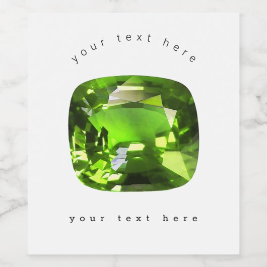 Emerald Green ワインラベル (シングルラベル)