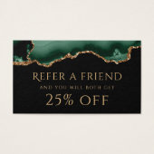 emerald green agate紹介カード (正面)