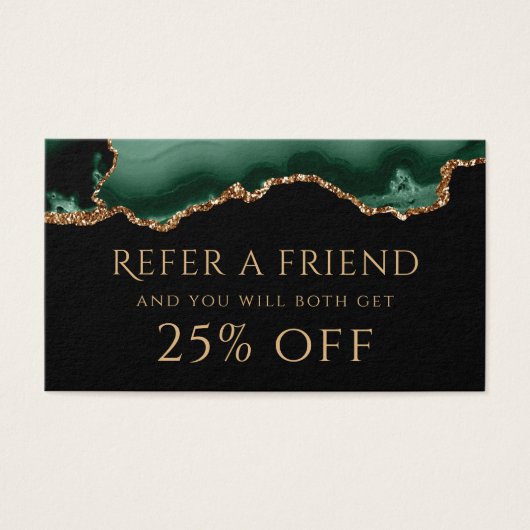 emerald green agate紹介カード (正面)