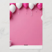 Emerald Green and Gold Champagne Birthday Party Fo 招待状 (裏面)