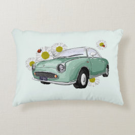 Emerald Green Figaro accent pillow アクセントクッション