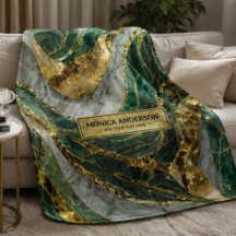  Emerald Green Gold Marble Metallic Luxury Geode