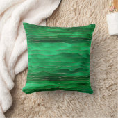 Emerald Green in the Air AI art  クッション (ブランケット)