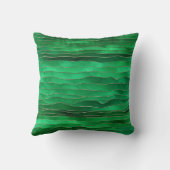 Emerald Green in the Air AI art  クッション (裏面)