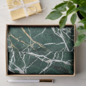 Emerald Green Marble Elegant Gold Gift Packaging 薄葉紙 (ギフト)