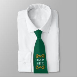 Emerald Green “This Is My Lucky Tie” ネクタイ