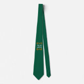 Emerald Green “This Is My Lucky Tie” ネクタイ (正面)