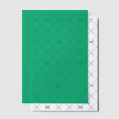 Emerald Green Vellumオーバーレイシート – カスタマイズ可能 ベラム紙招待状 (オフセット (招待状))