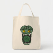 Emerald Grotesque Fang Creature トートバッグ (正面)