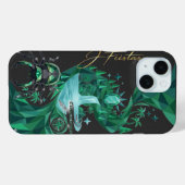 “Emerald Island Beetle – Nature Art  Case-Mate iPhoneケース (裏面 (横))