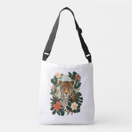 Emerald Jaguar Tropical Botanical Bag クロスボディバッグ