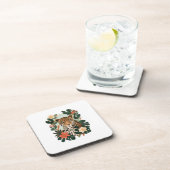 Emerald Jaguar Tropical Botanical Coaster コースター (右側)