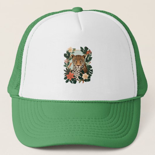 Emerald Jaguar Tropical Cap キャップ (正面)