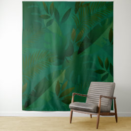Emerald Jungle Exotic Mystic Tropical Leaves タペストリー