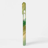 Emerald Luxe Holographic Gradient Phone Case iPhoneケース (左側面)