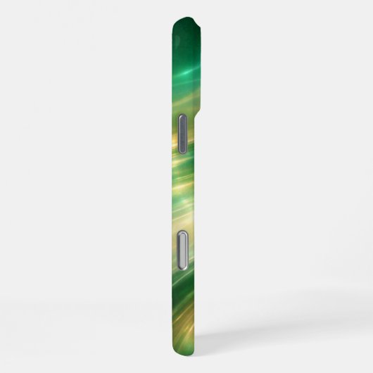 Emerald Luxe Holographic Gradient Phone Case iPhoneケース (右側面)