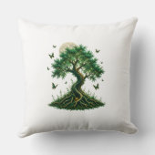 emerald magic tree latte mug クッション (裏面)