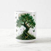 emerald magic tree latte mug コーヒーマグカップ (中央)