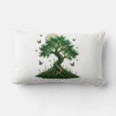 emerald magic tree latte mug ランバークッション (裏面)