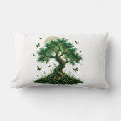 emerald magic tree latte mug ランバークッション (正面)