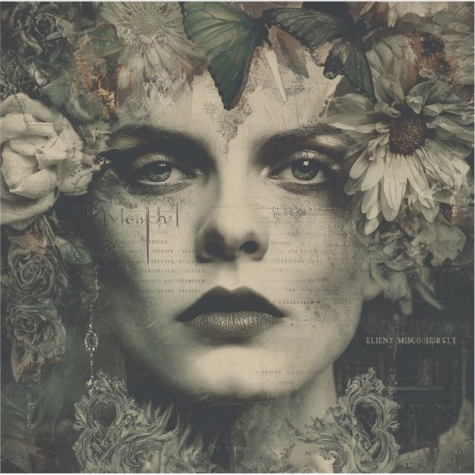 Emerald Molly — Gothic Fine Art シール (正面)