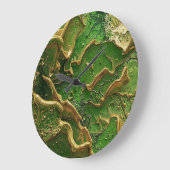 Emerald Motion ラージ壁時計 (傾斜)