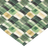 Emerald Patchwork Plaid テーブルクロス (アングル)