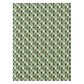 Emerald Patchwork Plaid テーブルクロス (正面)