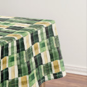Emerald Patchwork Plaid テーブルクロス (インサイチュ)