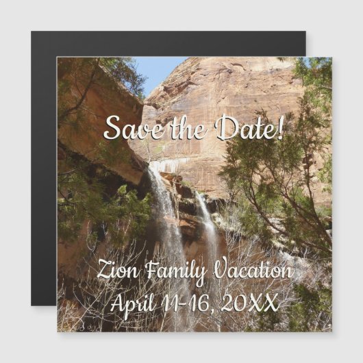 Emerald Pool Falls I from Zion National Park (正面/裏面)