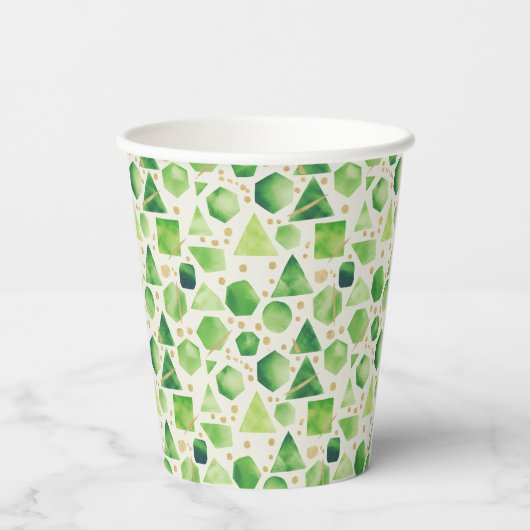Emerald Prism Mosaic 紙コップ (裏面)