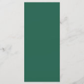 Emerald Reverse Ampersand ウェディング | エレガント メニュー (裏面)