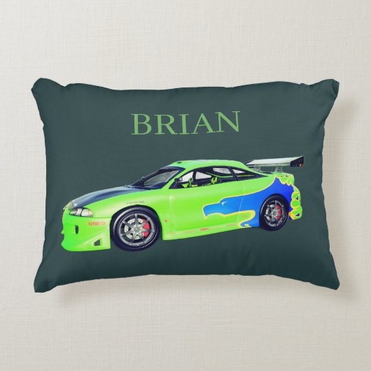 Emerald Roadrunner of the Verdant Horizon アクセントクッション (正面)