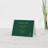 Emerald Romance Wedding Invitations 招待状 (正面)