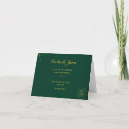 Emerald Romance Wedding Invitations 招待状