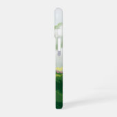 Emerald & Rose Abstract Marble iPhone 16ケース (左側面)