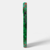 Emerald Sacred Geometry Fractal Art Case-Mate iPhoneケース (裏面 / 左)