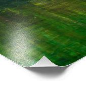 Emerald Stillness by the Garden Falls フォトプリント (角)