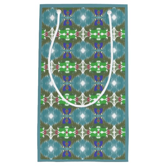 Emerald Tide Kaleidoscope スモールペーパーバッグ (正面)