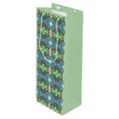 Emerald Tide Kaleidoscope ワインギフトバッグ (正面アングル)