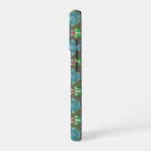 Emerald Tide Kaleidoscope iPhone 16ケース (左側面)