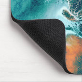 Emerald Tides in Motion マウスパッド (コーナー)