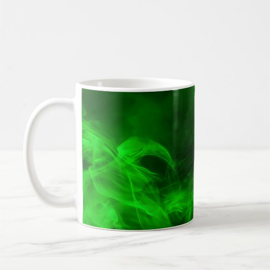 Emerald Vapor Glow コーヒーマグカップ (左)