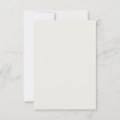 Emerald Vine Wedding セーブザデート (裏面)