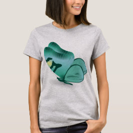  “Emerald Wings – Stylized Teal Butterfly” Tシャツ