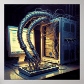 Emergence A.I – 風刺おもしろい芸術 ポスター (正面)